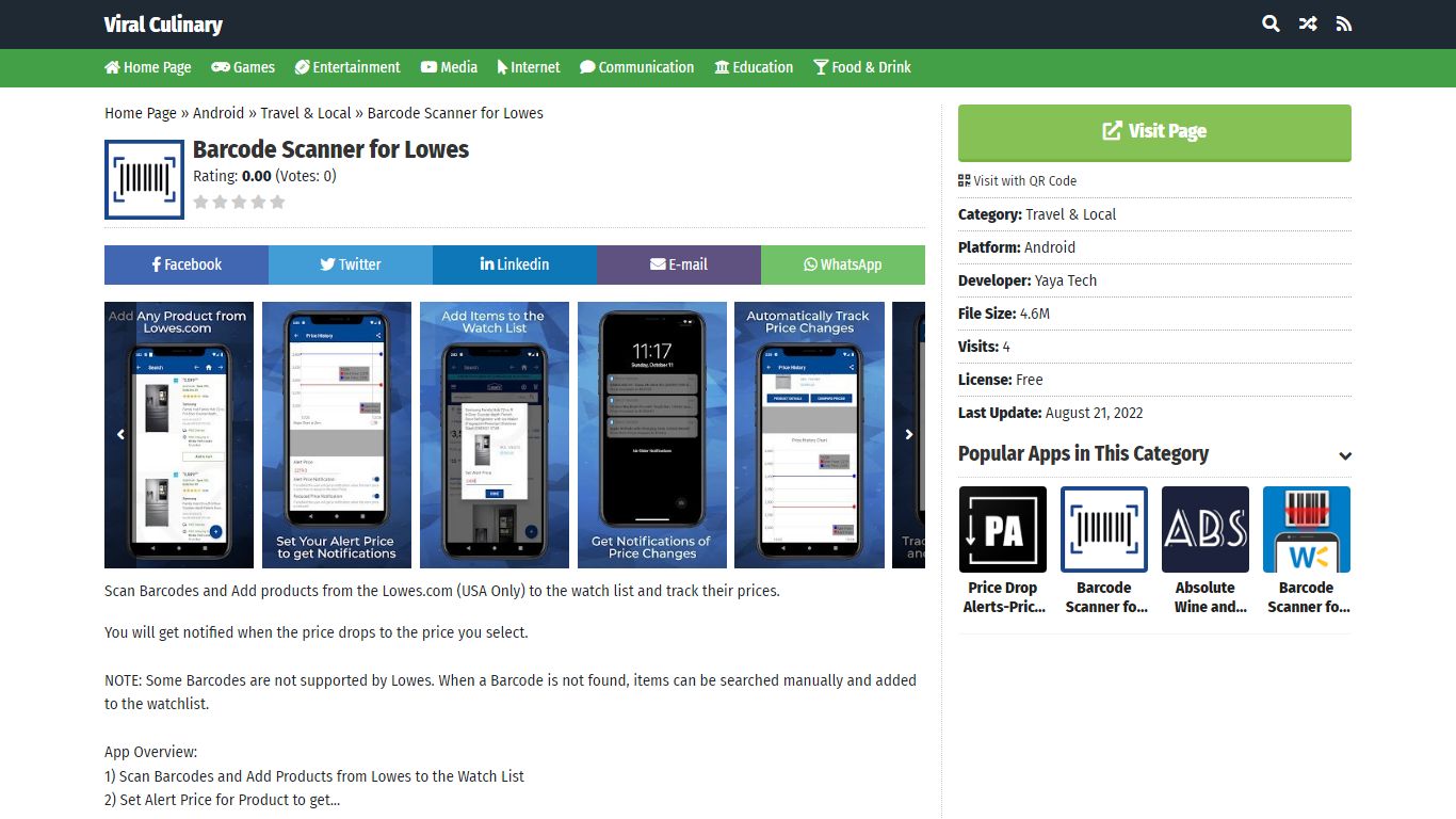 Barcode Scanner for Lowes - Viral Culinary